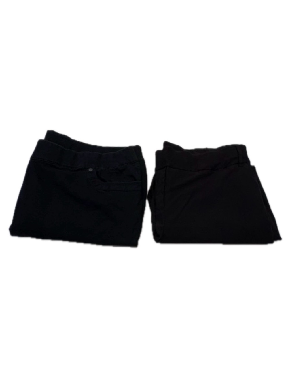 Bundle of 2: Pennington’s Black Pull-On Pants – Size 24P (Dress & Jean Style)